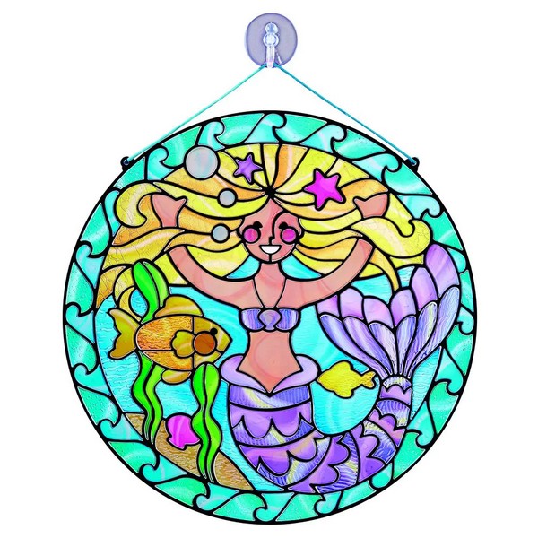 Продукт Melissa&Doug Русалка - Стъклопис  - 0 - BG Hlapeta